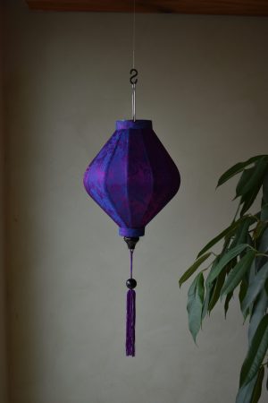 Lilla silke lanterne (25cm)